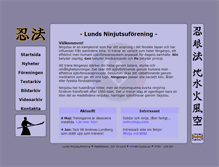 Tablet Screenshot of ninjutsu.se