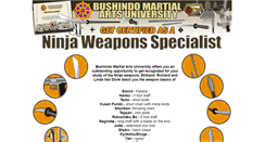Desktop Screenshot of ninjaweaponscourse.ninjutsu.com